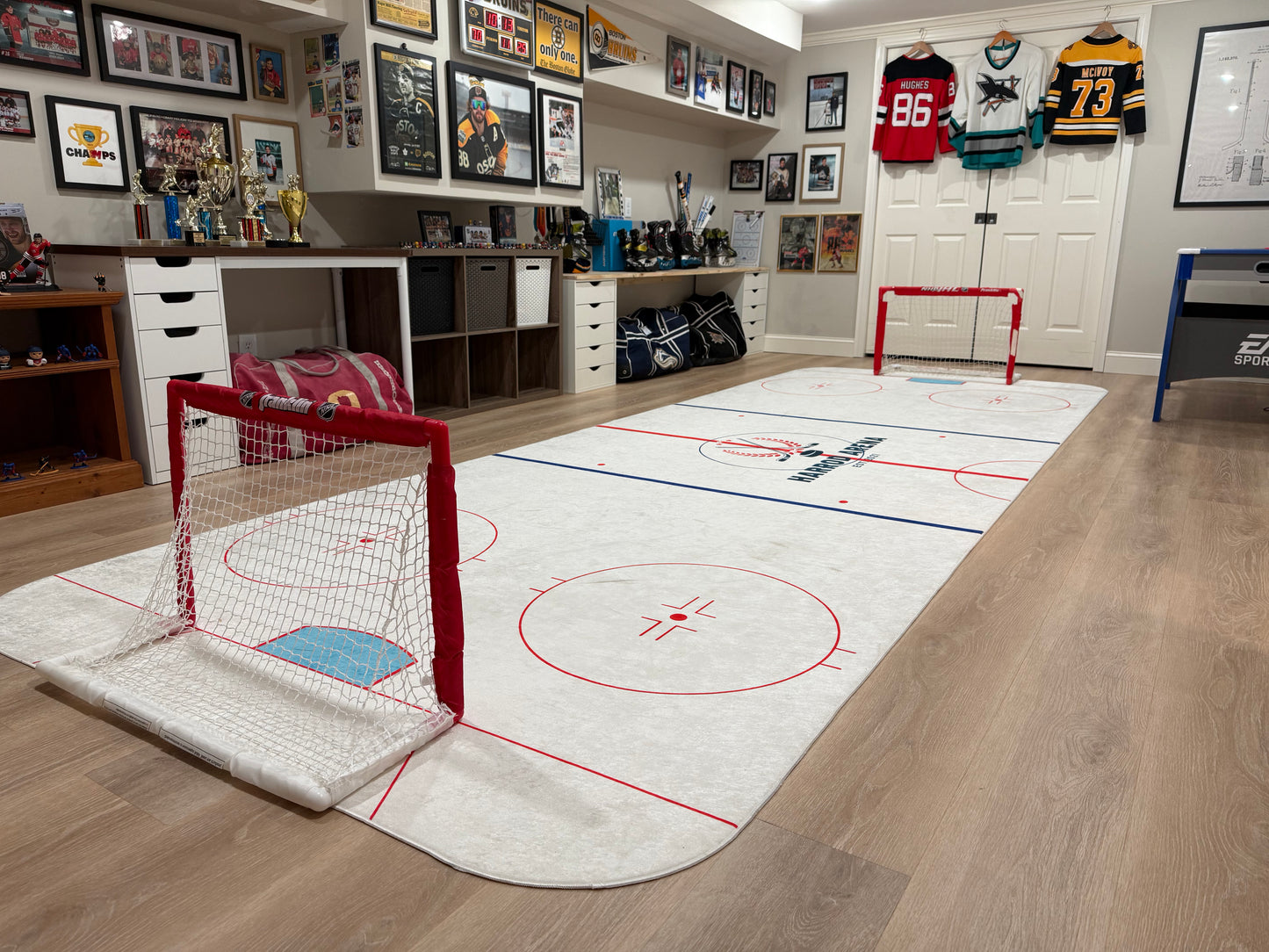 mini hockey rugs